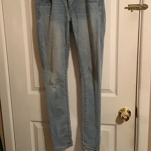 American Eagle light wash jeans